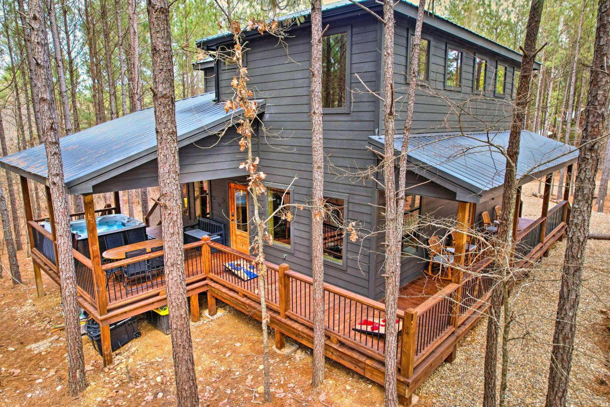 Sutton Ridge Cabin Rental Hot Tub And Swing Set! Broken Bow Exteriér fotografie